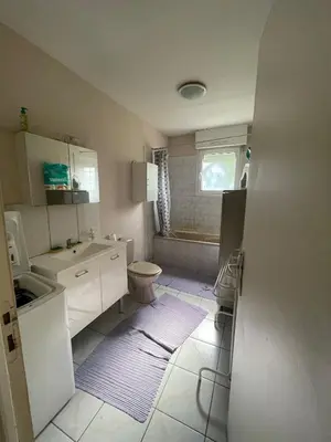 Salle de bains dans l'établissement Chambre colocation Lit mezzanine