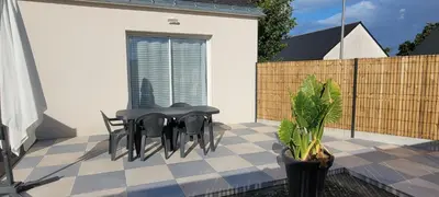 Balcon ou terrasse dans l'établissement gîte de casson