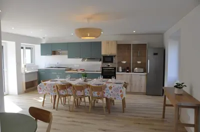 Cuisine ou kitchenette dans l'établissement 285 - gite de la rue du Chateau Aizenay