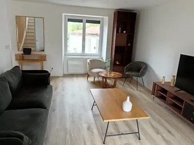 Coin salon dans l'établissement 285 - gite de la rue du Chateau Aizenay