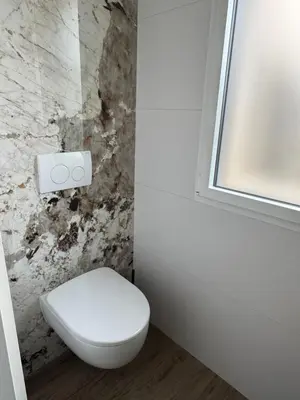 Salle de bains dans l'établissement La Grange, Vendée, Nesmy