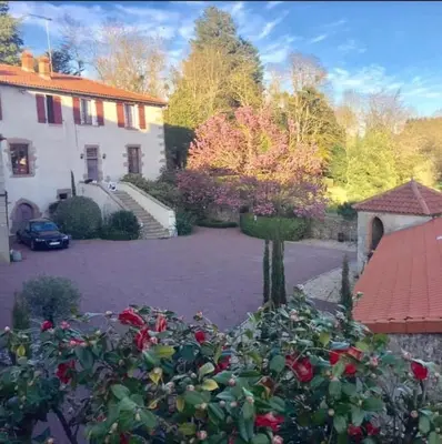 Jardin de l'établissement DOMAINE LE JARDIN SUSPENDU proche PuyduFou Les Epesses