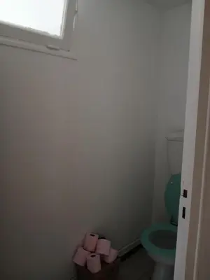 Salle de bains dans l'établissement Maison lac