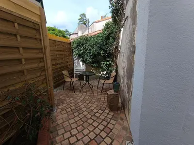 Terrasse ou espace extérieur de l'établissement Aux lits de la loire