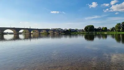 Vue sur la rivière ou le fleuve situé(e) à proximité de la maison de vacances