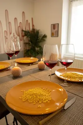 Boissons dans l'établissement L'Oasis - T2 Ambiance cactus et confort moderne
