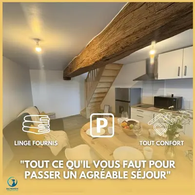 Plan de l'établissement Quartier du Roy -15min du Parc -by R&G