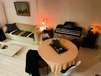 Coin salon dans l'établissement Maison Solar Trentemoult