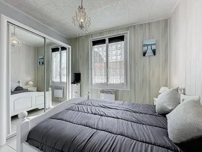 Un ou plusieurs lits dans un hébergement de l'établissement Holiday Home Les Coquillages by Interhome
