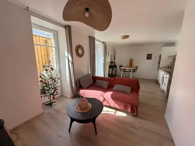 Coin salon dans l'établissement Comme à la maison