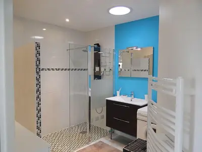 Salle de bains dans l'établissement L'Ecume De Jade
