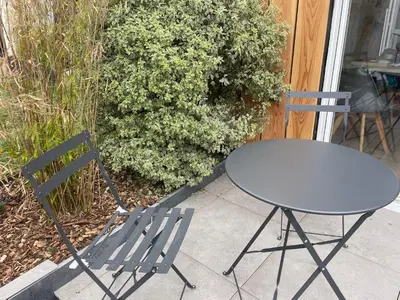 Jardin de l'établissement Le studio entre Nantes et bord de Loire