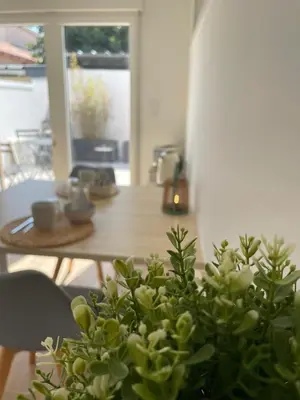 Coin salon dans l'établissement Le studio entre Nantes et bord de Loire