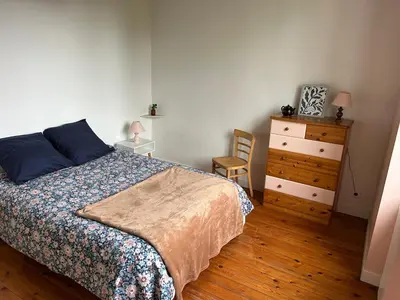 Un ou plusieurs lits dans un hébergement de l'établissement Maison au bord du canal - L'échappée belle