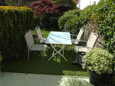 Jardin de l'établissement Charmant appartement Pornic