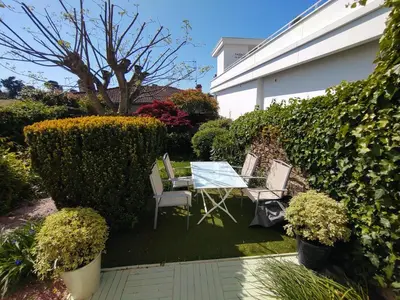 Jardin de l'établissement Charmant appartement Pornic