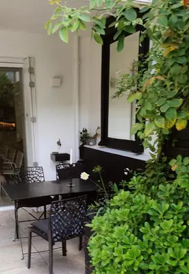Jardin de l'établissement Chambre avec entrée Privée au calme, quartier Talensac