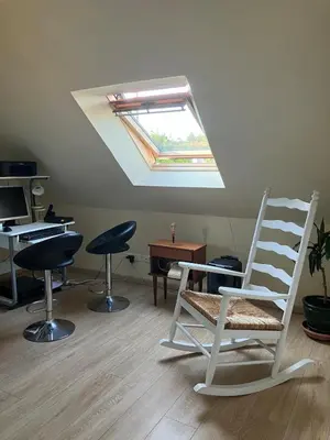 Coin salon dans l'établissement Maison Ti Losyma proche port et commerces