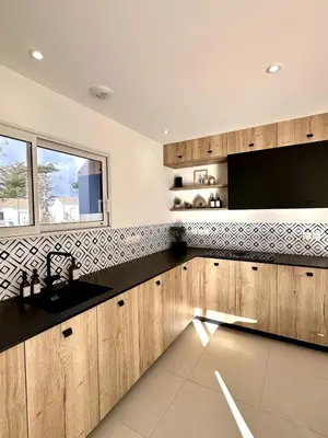 Cuisine ou kitchenette dans l'établissement La Villana