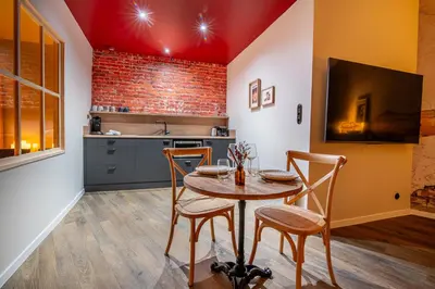 Cuisine ou kitchenette dans l'établissement L'Attirance, Loft de Charme !