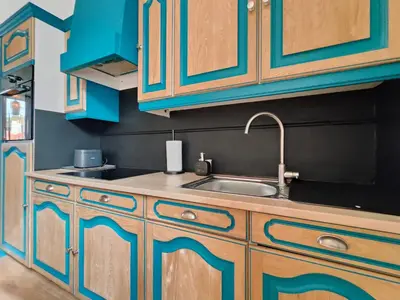 Cuisine ou kitchenette dans l'établissement Cocon du Tisserand - Centre ville - Cosy et Intimiste