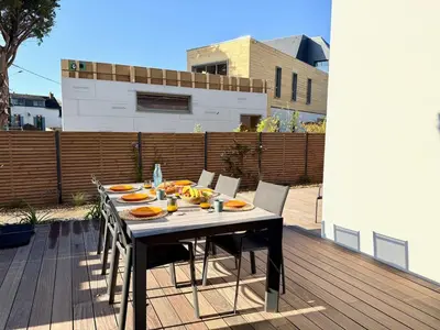 Balcon ou terrasse dans l'établissement Villa Port Pincé in Pornichet