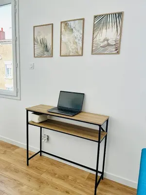 Télévision ou salle de divertissement dans l'établissement Appartement proche Ancenis - Loire et Vélo