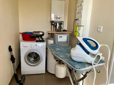 Cuisine ou kitchenette dans l'établissement Le Relais du 49 - Gîte