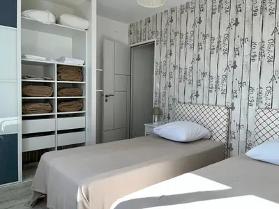 Un ou plusieurs lits dans un hébergement de l'établissement Le Relais du 49 - Gîte
