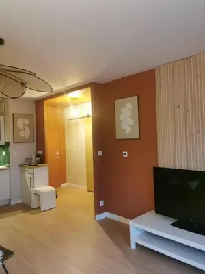 Télévision ou salle de divertissement dans l'établissement Beautiful cocooning appartement