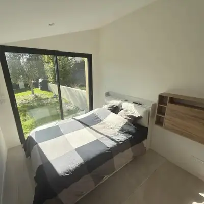 Studio Neuf avec Jardin Climatisation Smart TV