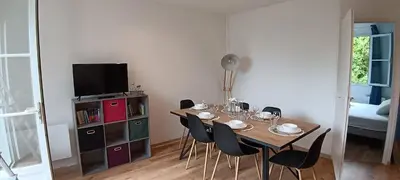 Télévision ou salle de divertissement dans l'établissement Notre Dame de Monts Entre mer et marais
