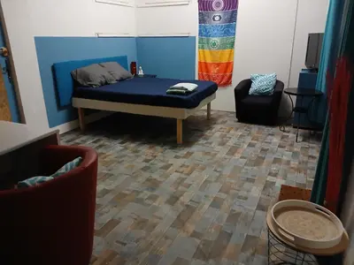 Un ou plusieurs lits dans un hébergement de l'établissement Maisonnette