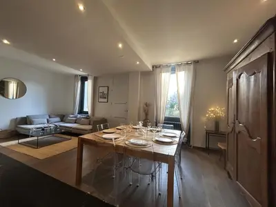 Coin salon dans l'établissement Casa Volney
