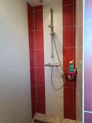 Salle de bains dans l'établissement Chambre à la campagne entre Nantes et Rennes