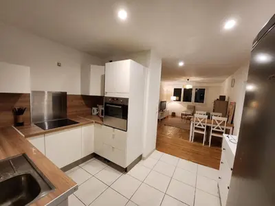Cuisine ou kitchenette dans l'établissement T3 Cosy Zola parking