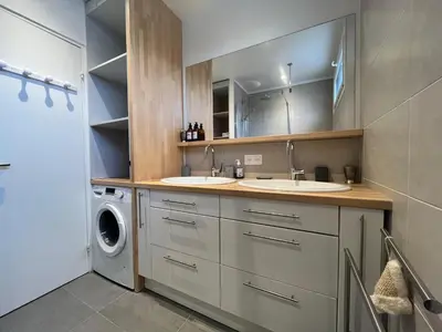 Cuisine ou kitchenette dans l'établissement Appartement chaleureux - 4 personnes