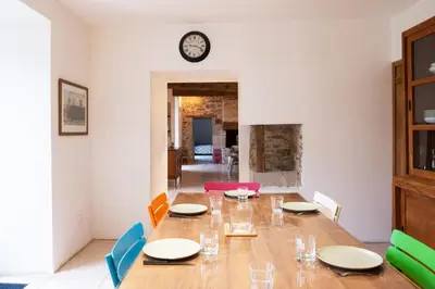 Coin salon dans l'établissement gîte de la La Haute Boulière