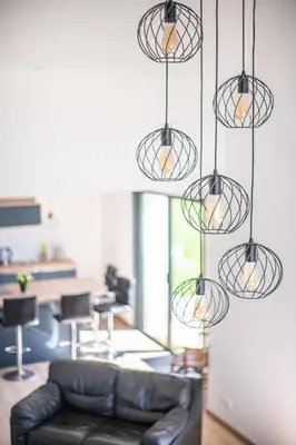 Coin salon dans l'établissement La Vallière, maison lumineuse et calme près du PuyduFou