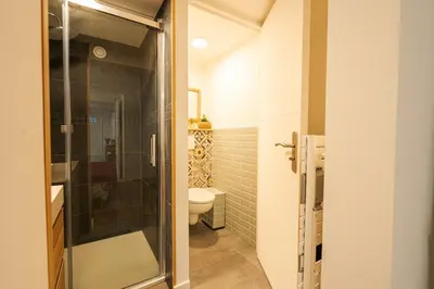 Salle de bains dans l'établissement Le Loft, chic et cozy