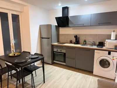Cuisine ou kitchenette dans l'établissement Comme chez soi