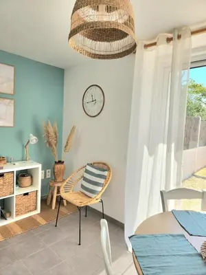 Plan de l'établissement Maison à la décoration bord de mer bohème entre Pornic et Noirmoutier