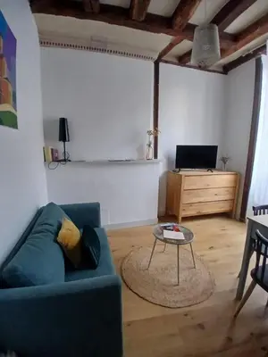 Télévision ou salle de divertissement dans l'établissement T2 Centre ville - rdc