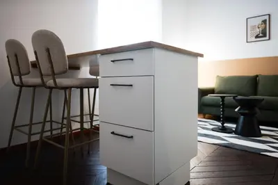 Coin salon dans l'établissement bel appartement 2-4 personnes coeur de ville Angers