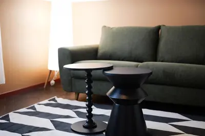 Coin salon dans l'établissement bel appartement 2-4 personnes coeur de ville Angers