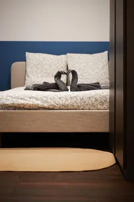 Un ou plusieurs lits dans un hébergement de l'établissement bel appartement 2-4 personnes coeur de ville Angers