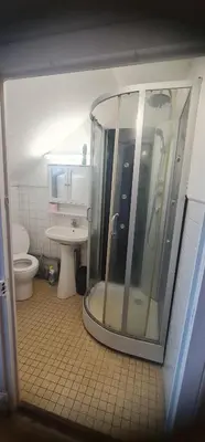 Salle de bains dans l'établissement Studio Nantes Sud