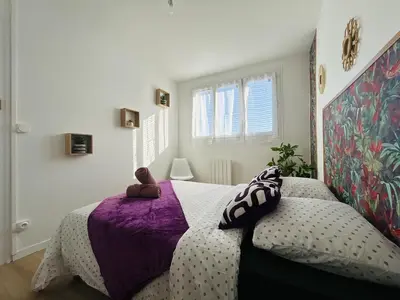Un ou plusieurs lits dans un hébergement de l'établissement Casa Les Ponts de Cé