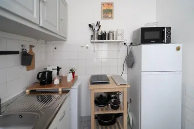Cuisine ou kitchenette dans l'établissement Helmer Ding Home