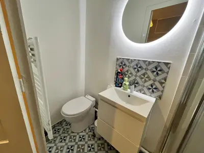Salle de bains dans l'établissement Petit Viarme 2 people Wifi TV